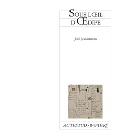 Sous l'oeil d'oedipe