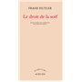 Le Droit de la soif