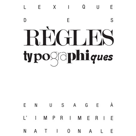 Lexique des règles typographiques