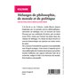 Mélanges de philosophie, de morale et de politique