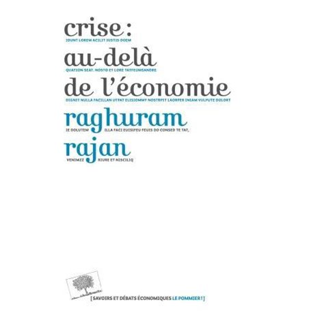 Crise : au-delà  de l'économie