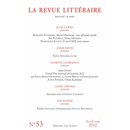 LA REVUE LITTERAIRE N°53