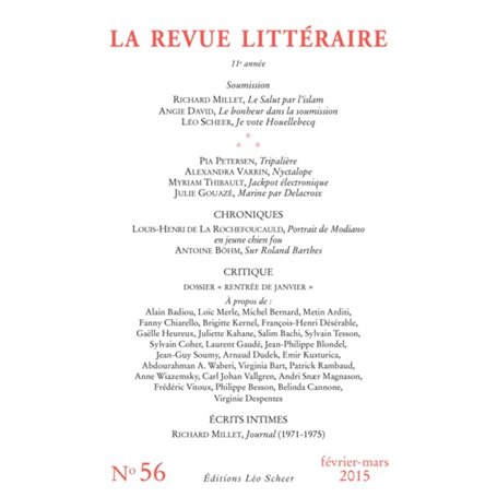 LA REVUE LITTERAIRE N°56