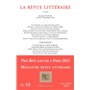 REVUE LITTERAIRE N°58 JUIN-JUILLET 2015