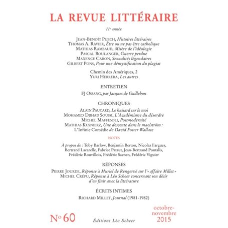 revue litteraire n°60