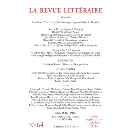 REVUE LITTERAIRE N°64