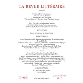 REVUE LITTERAIRE N°66