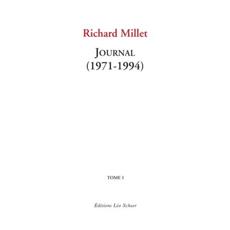 Journal (1971-1994) Tome1