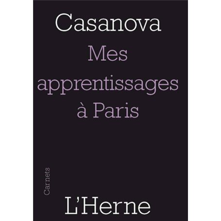 MES APPRENTISSAGES A PARIS