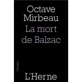 LA MORT DE BALZAC