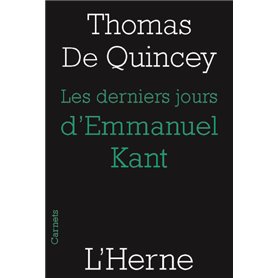 LES DERNIERS JOURS D'EMMANUEL KANT