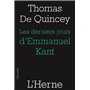 LES DERNIERS JOURS D'EMMANUEL KANT