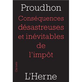 consequences desastreuses et inevitables de l'impot