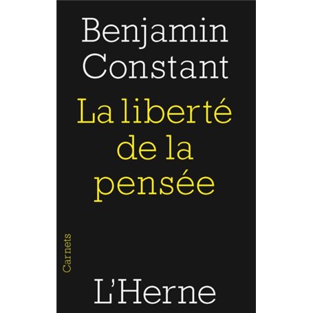 Liberte de la pensee (La)