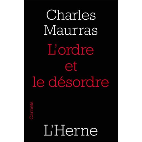 l'ordre et le desordre