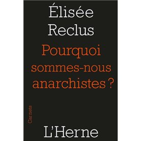 pourquoi sommes-nous anarchistes ?