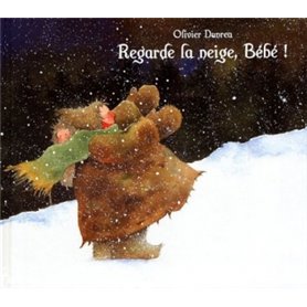 regarde la neige bebe