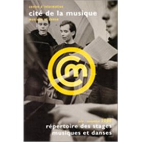 Répertoire des stages musiques et danses Juin - Novembre 1996