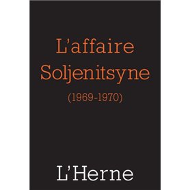 l'affaire soljenitsyne