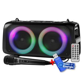 Enceinte DJ Amstrad BLASTER-DJ100 -100W, sur Batterie, USB SD Bluetoot