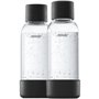 MYSODA - Pack de 2 bouteilles Black PET et Biocomposite 0.5L