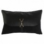 Coussin Home ESPRIT Noir Doré 50 x 10 x 30 cm