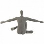 Figurine Décorative Home ESPRIT Gris 57 x 19,5 x 26,8 cm