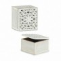 Boîte Décorative Blanc Bois 11,5 x 8 x 11,5 cm (6 Unités)