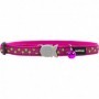 Collier pour chat Red Dingo Stars Lime on Hot 20-32 cm Rose