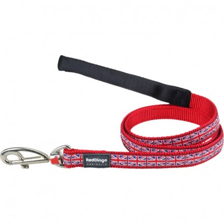 Laisse pour Chien Red Dingo Union Jack 1,2 m Rouge 1.2 x 120 cm