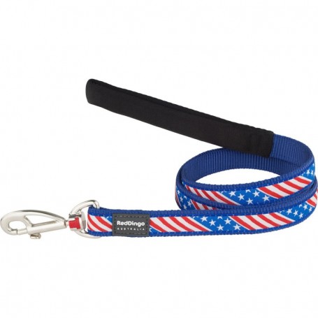 Laisse pour Chien Red Dingo US Flag 1,2 m Bleu 1.2 x 120 cm