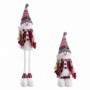 Décorations de Noël Multicouleur Métal Tissu Bonhomme de Neige 38 x 25 x 142 cm