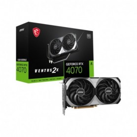 MSI VENTUS GeForce RTX 4070 2X E 12G OC Nvidia 12 Go GDDR6X