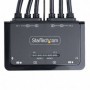 Startech.com C2-DD46-UA2-CBL-KVM commutateur écran, clavier et souris Noir