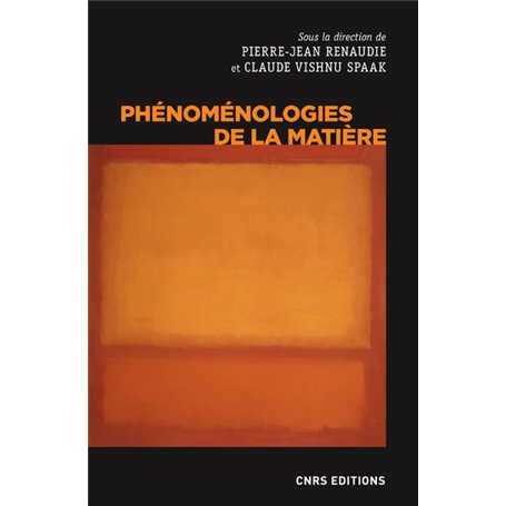 Phénoménologies de la matière