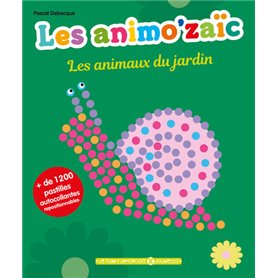 Les animo'zaïc - Les animaux du jardin + de 1200 pastilles autocollantes repositionnables