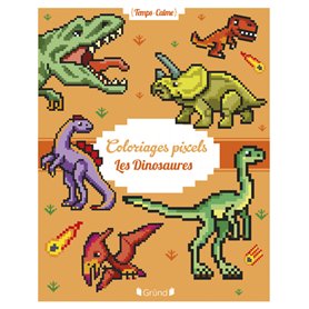 Coloriages Pixels - Les Dinosaures
