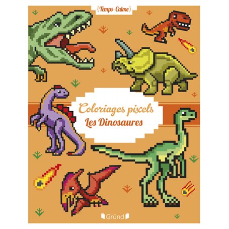 Coloriages Pixels - Les Dinosaures