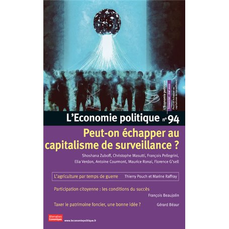 L'Economie politique - N° 94 Peut-on échapper au capitalisme de surveillance ?