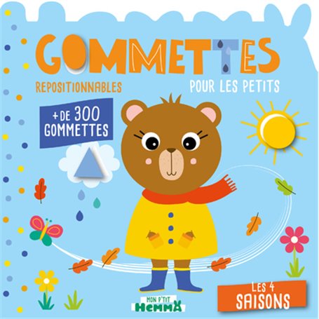 Mon P'tit Hemma Gommettes pour les petits - Les 4 saisons