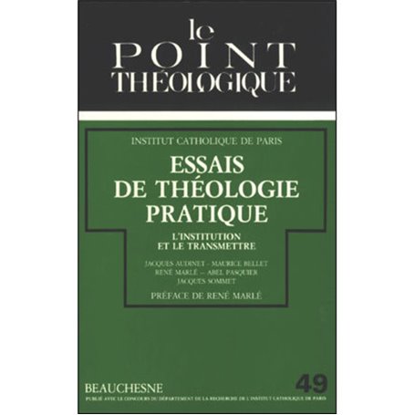 Essais de théologie pratique