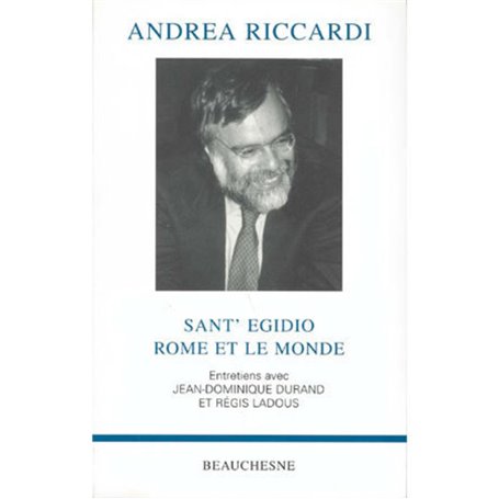 Andrea Riccardi, Sant'Egidio Rome