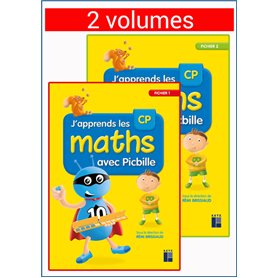 J'apprends les maths avec Picbille CP - 2 volumes sous blister