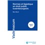 Normes et légistique en droit public luxembourgeois