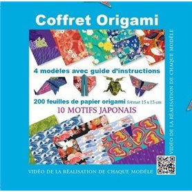 Coffret origami 10 motifs japonais