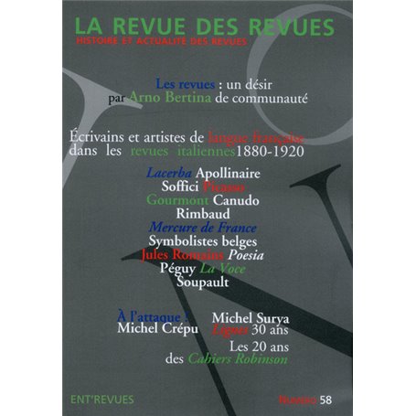 La Revue des revues - numéro 58