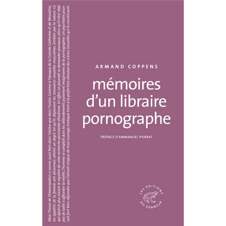 Mémoires d'un libraire pornographe