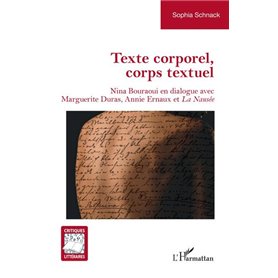 Texte corporel, corps textuel
