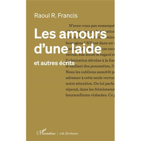 Les amours d'une laide