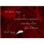 Au revoir rouge & correspondance émouvante entre deux êtres dans l'amour